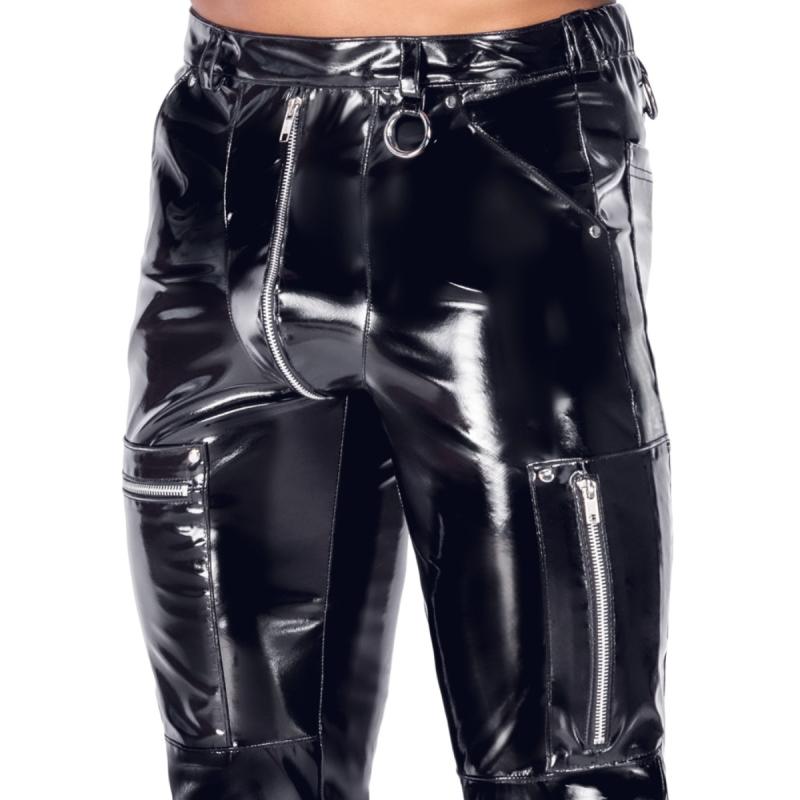 - Pantalon Skinny Vinyle - Noir 4