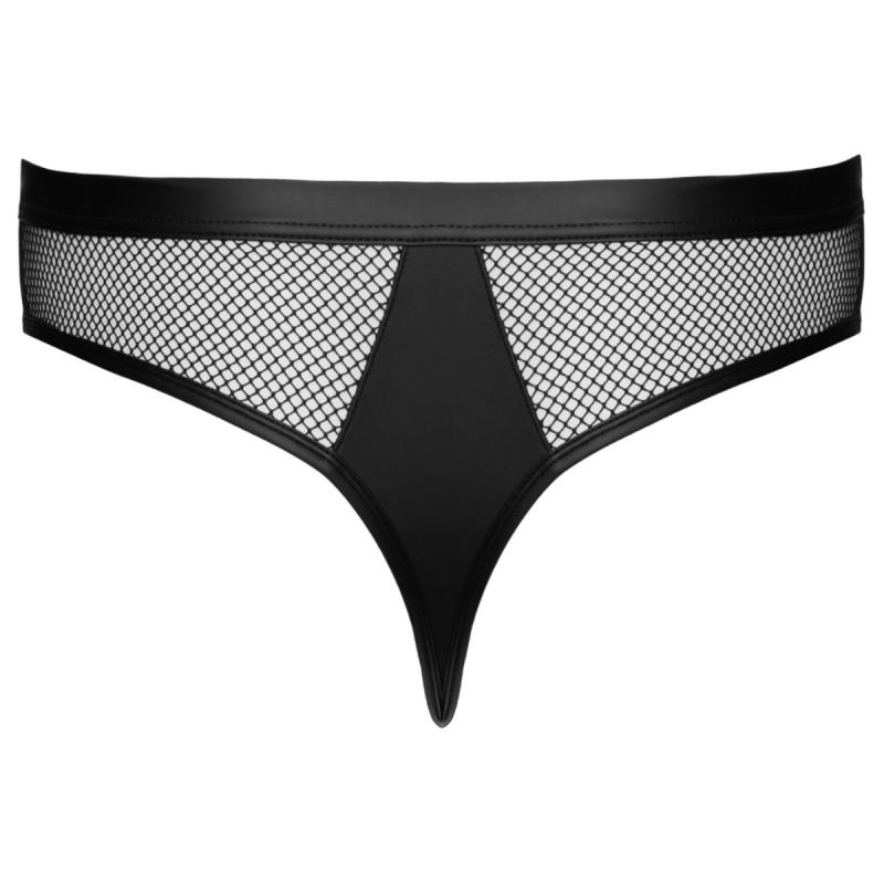 - String en Résille Homme - Noir 6