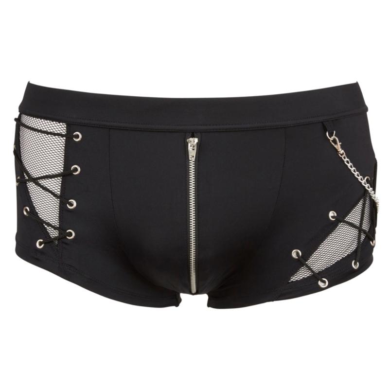 - Boxer avec Zip et Chaîne - Noir 6