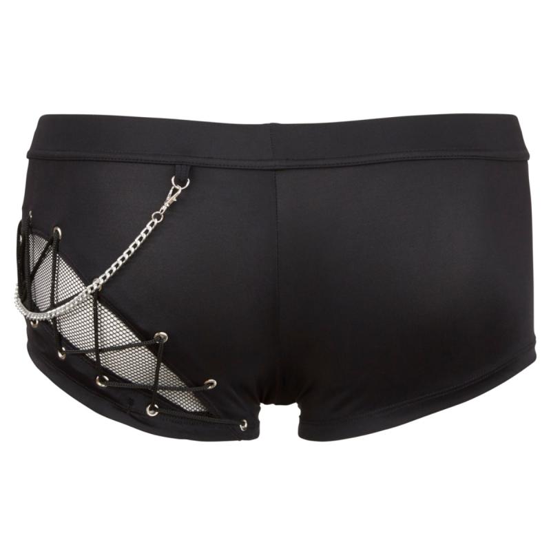 - Boxer avec Zip et Chaîne - Noir 7