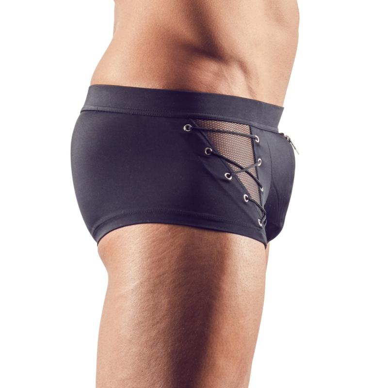 - Boxer avec Zip et Chaîne - Noir 4