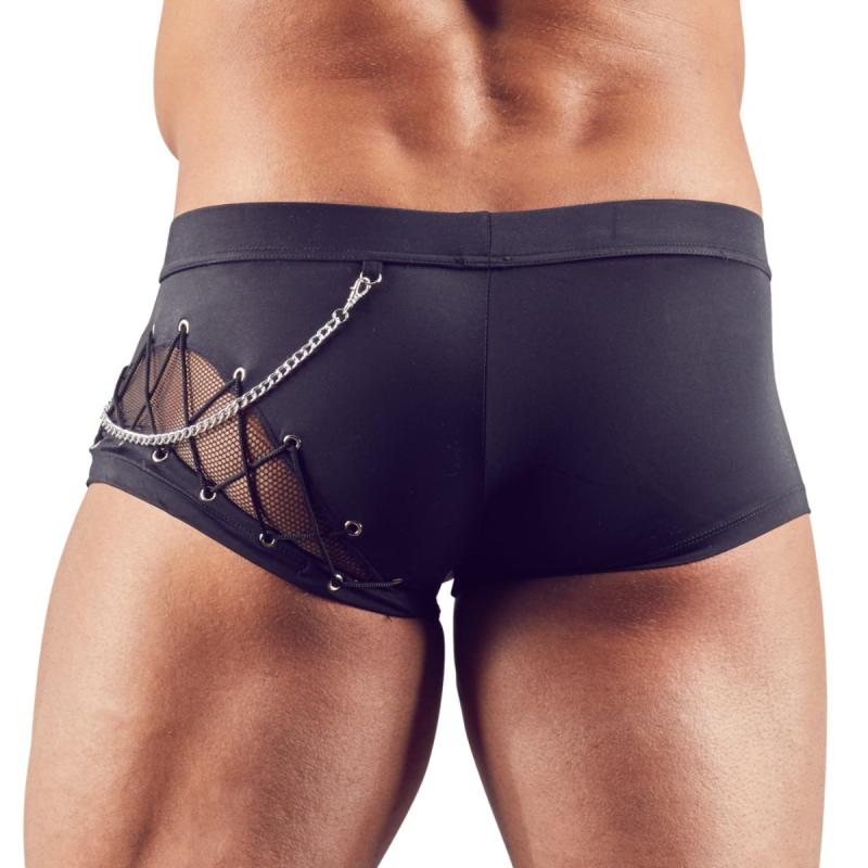 - Boxer avec Zip et Chaîne - Noir 5