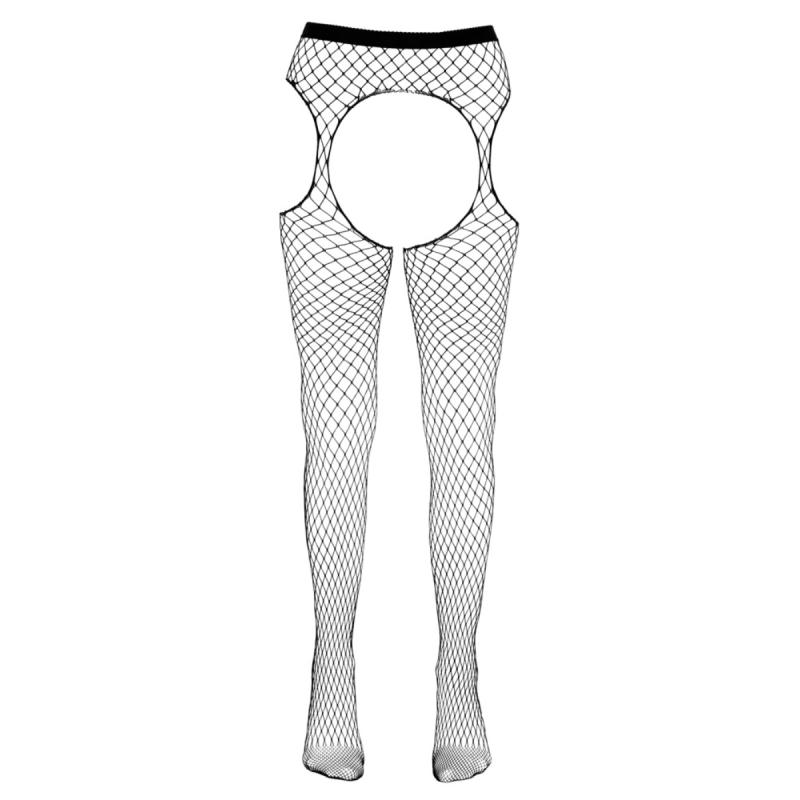 - Collant Porte-Jarretelles Ouvert - Noir 6