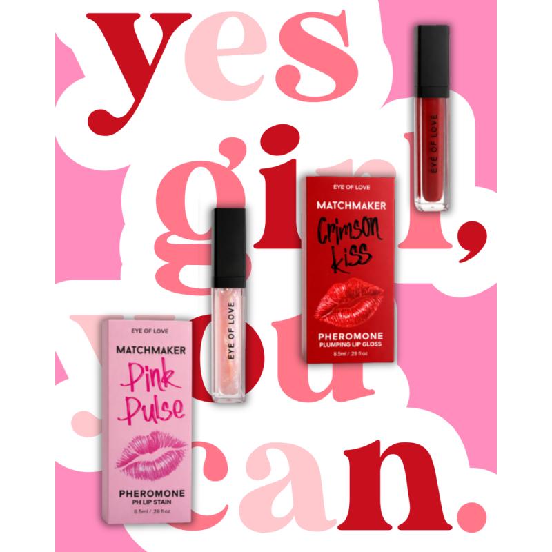 - Matchmaker Kiss Chemistry Lip Gloss - Pink Pulse 5