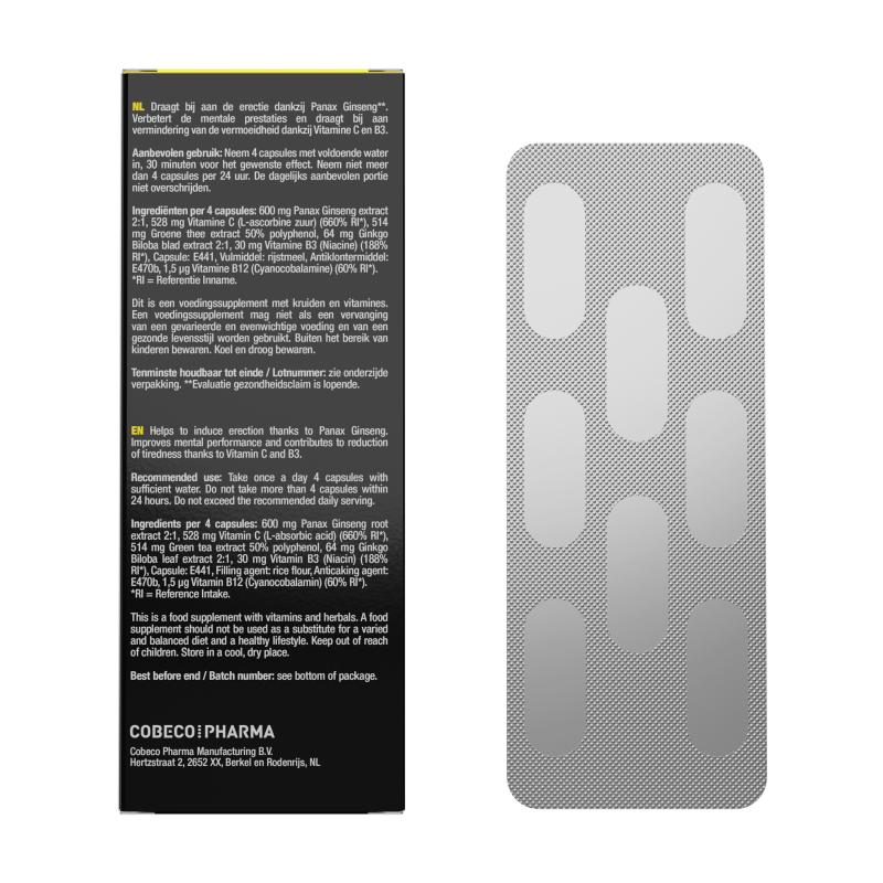 Comprimés Golden Erect 4