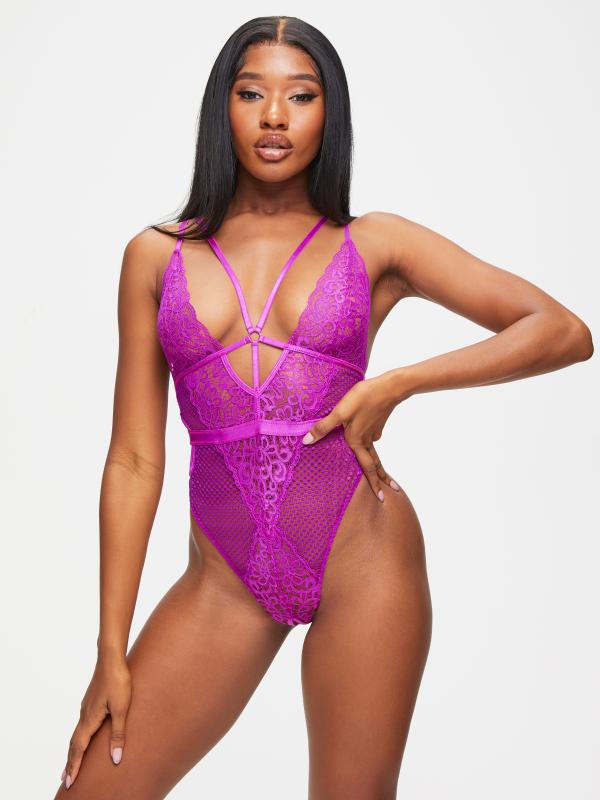 The Obsession Bodysuit mit offenem Schritt