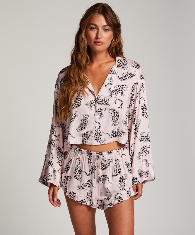 Image of Pyjama Top Twill - Rosa