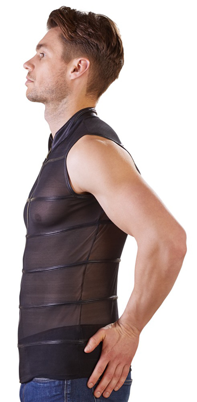 Chemise powernet avec rayures wetlook 5