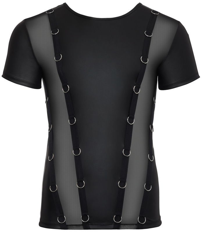 Chemise avec inserts Wetlook et Powernet