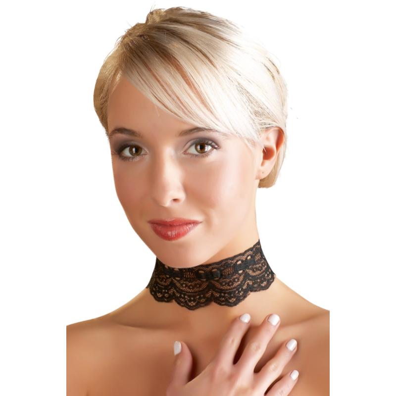 Collar De Encaje En Oferta Cottelli Collection - Cuello De Encaje - Negro
