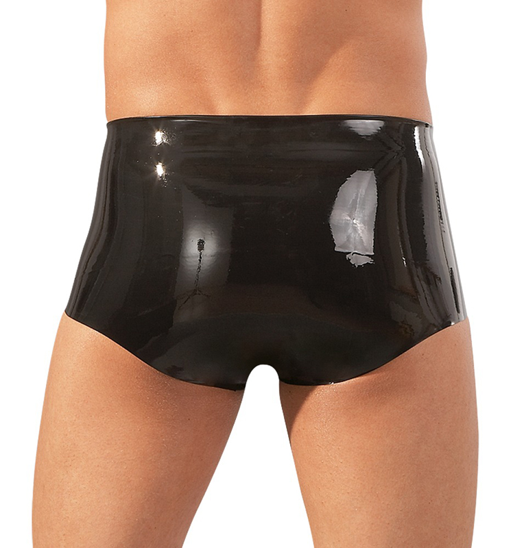 Pantalon latex homme noir 4