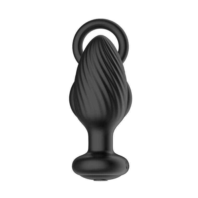 - Tornado Plug Anal Rotatif avec Anneaux pour Pénis & Testicules 5