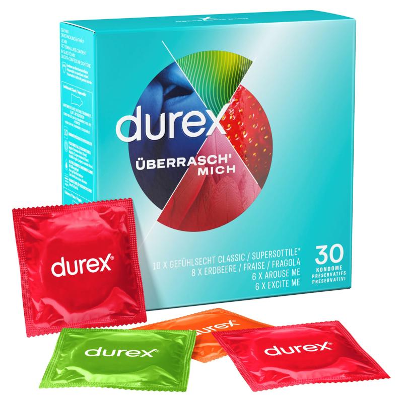 Image of Durex Überrasch Mich - 30 Kondome