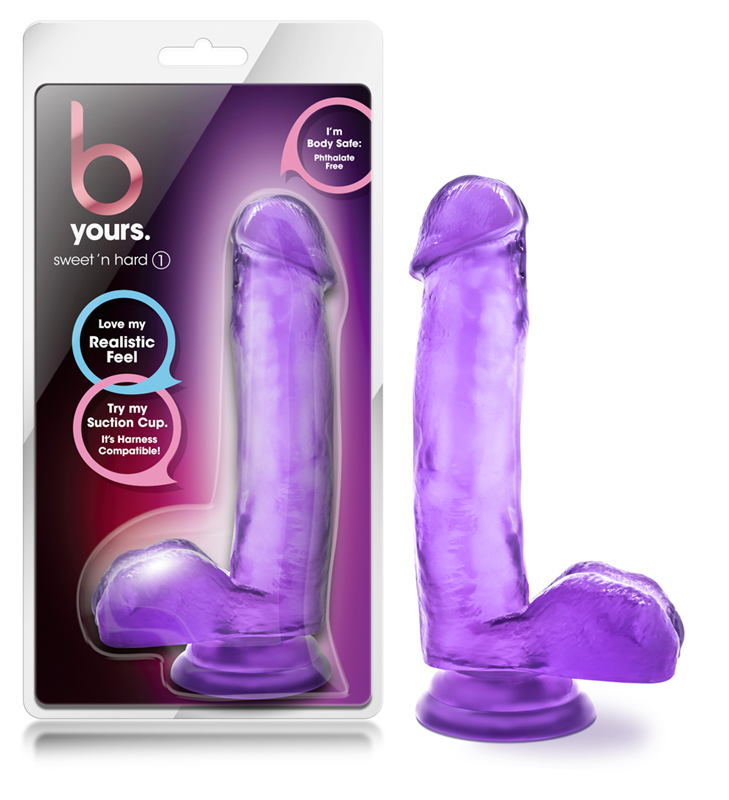 Gode réaliste Sweet 'N Hard - Pourpre 2