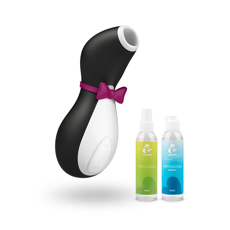 Satisfyer Pro Penguin Next Generation - Lubrifiant EasyGlide, Nettoyant pour jouets