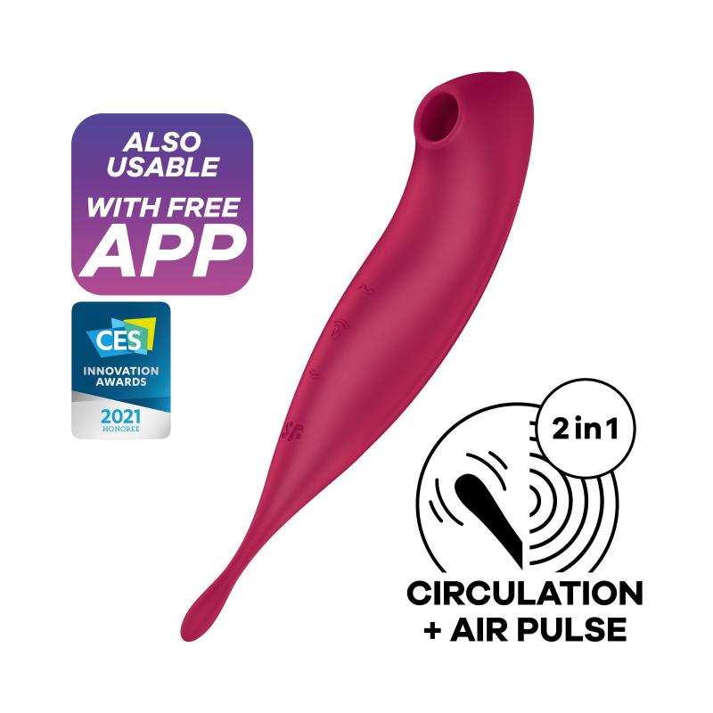 Twirling Pro Connect App - Rouge Foncé 2