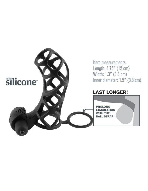 fantasy-x-tensions-harnais-pour-penis-vibrating-extreme-power-cage-noir