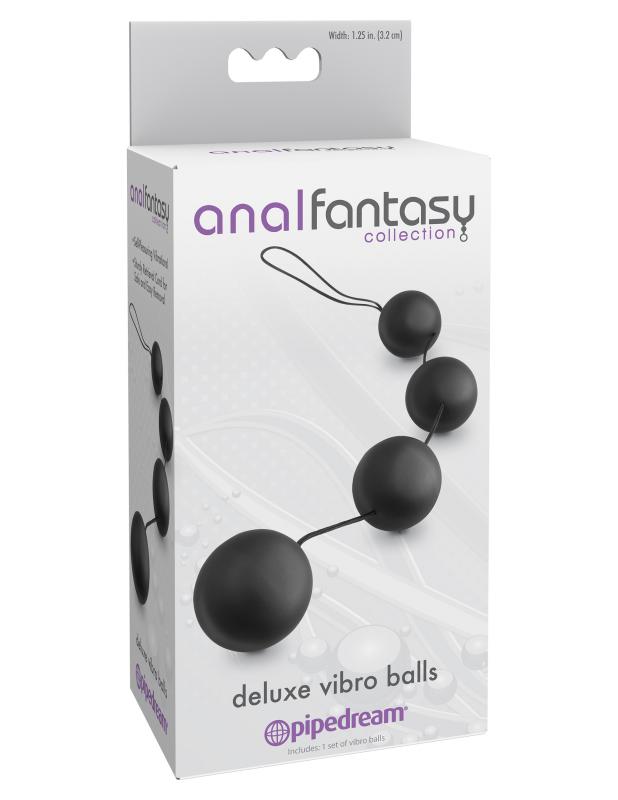 Anal Fantasy Boules anales Deluxe Vibro Noir 4