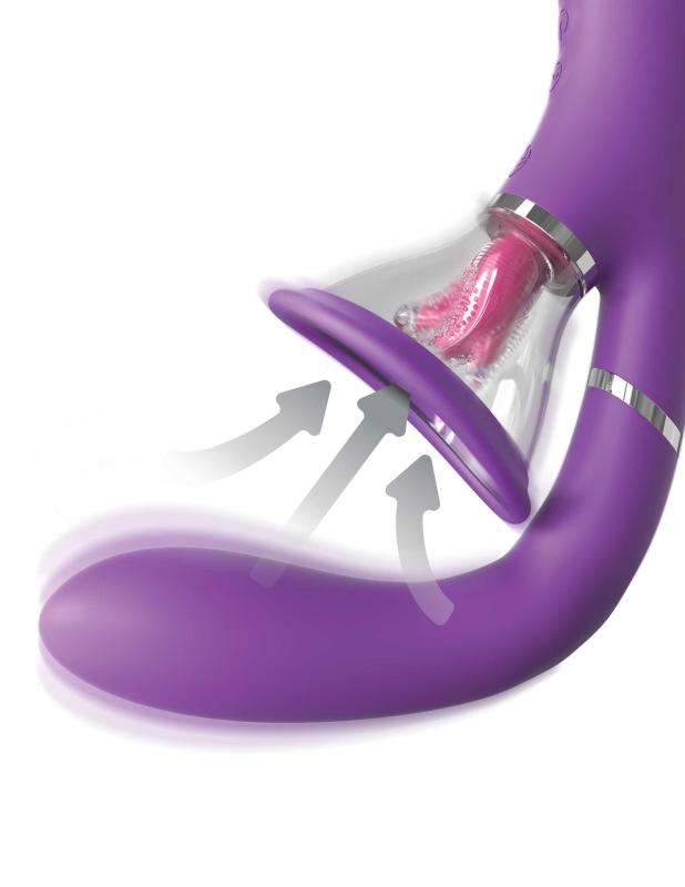 - Vibro avec stimulation clitoris et point G - Violet 6
