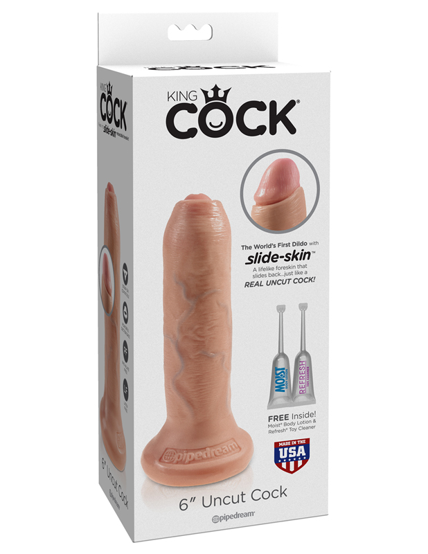 King Cock Gode Cock Uncut 6'' Beige 8