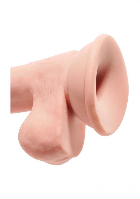 Gode réaliste avec scrotum King Cock Plus - 18 cm 8