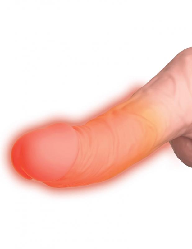 Vibromasseur chauffant à mouvement de va-et-vient King Cock Plus 5