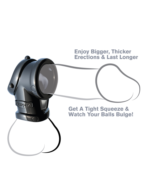 Fantasy C-ringz Cockring Cock Pipe & Ball-Stretcher Noir 6