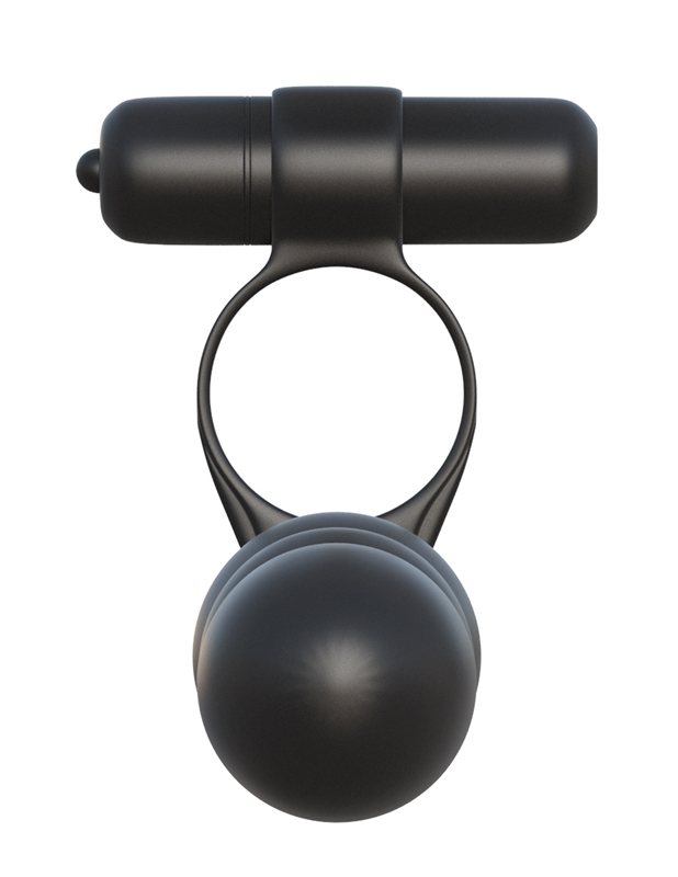 Fantasy C-ringz Cockring & gode Posable Partner Double Penetrator Noir 5