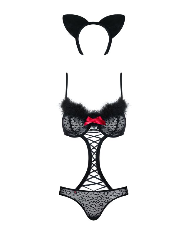 Gepardina Costume 3 pièces S/M - Noir 3