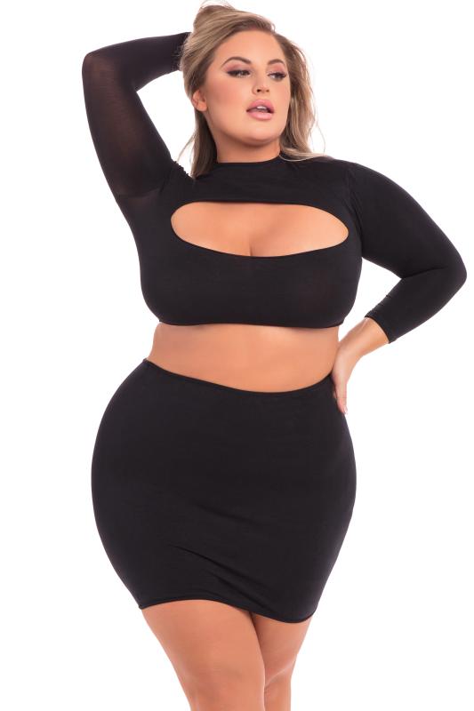 Conjunto Curvy Stop &Amp; Stare - Negro
