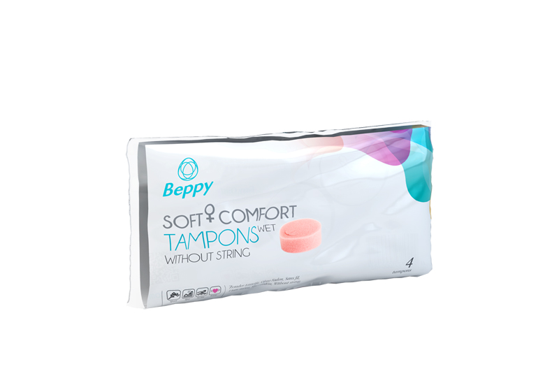 Beppy Soft + Comfort Tampons WET - 4 piezas