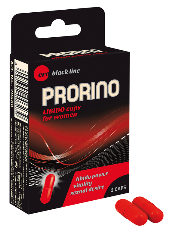 Cápsulas estimulantes de la libido para mujeres Prorino- 2 Unidades