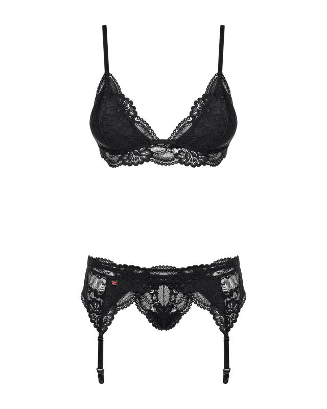 - Ensemble de lingerie à 3 pièces en dentelle 9