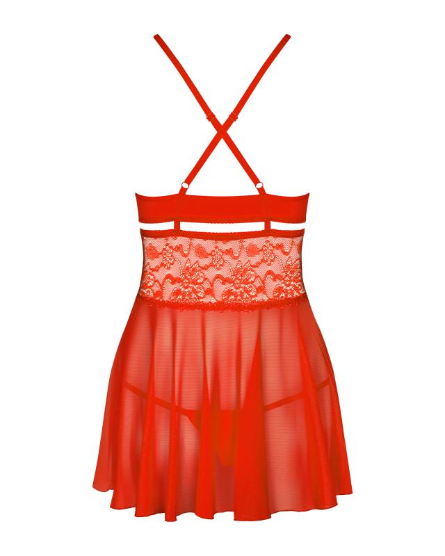 - Babydoll Set - Rood 6