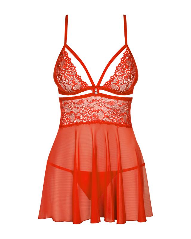 - Babydoll Set - Rood 8