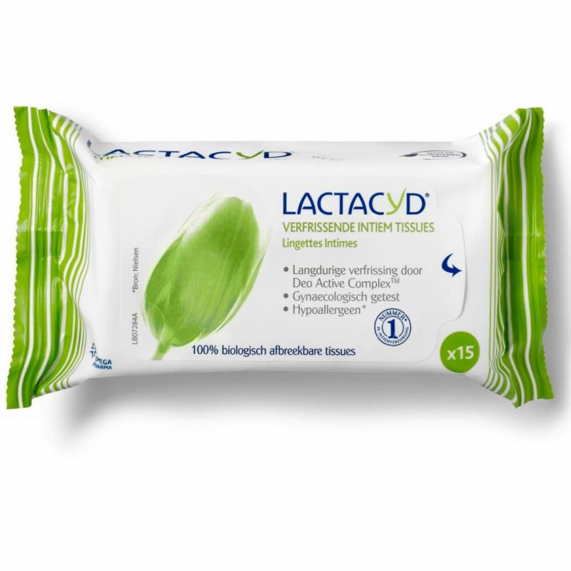 Toallitas íntimas Lactacyd Fresh - 15 unidades