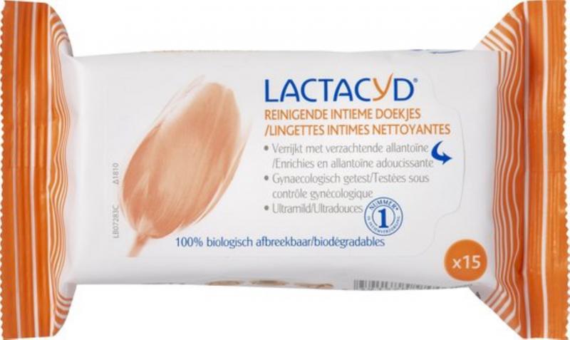 Toallitas íntimas Lactacyd Fresh - 15 unidades