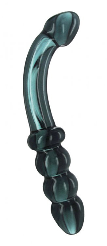 Hamsa G-Punkt/Prostata-Dildo - Smoky Jade