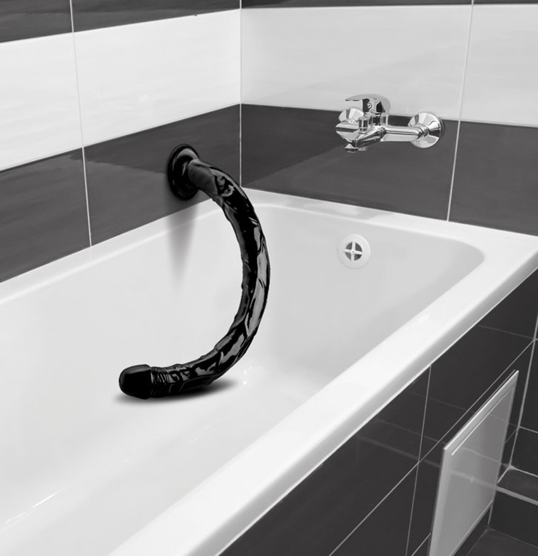 Serpent anal réaliste - 19 pouces 6