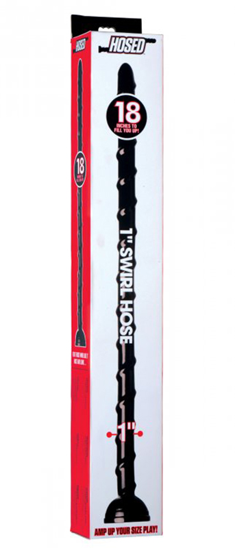 Serpent anal mince Swirl - 18 pouces 6