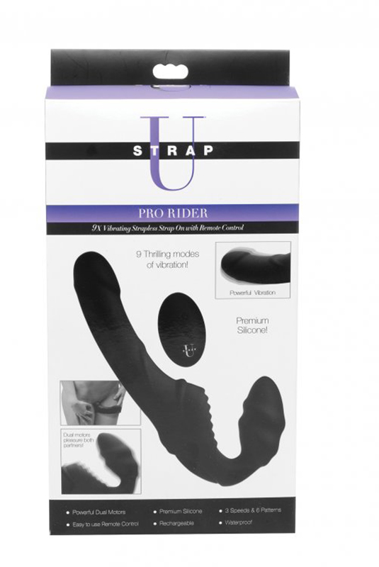 Gode ceinture Slim Rider sans bretelles - Noir 5