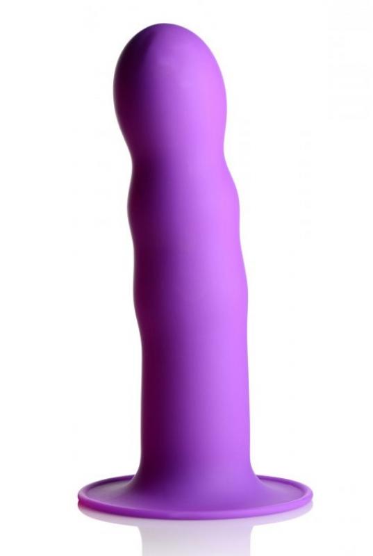 Consolador ondulado Squeeze-It - Púrpura