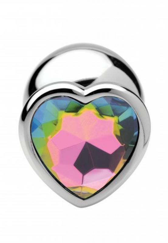 Plug anal Rainbow Heart - Large 4