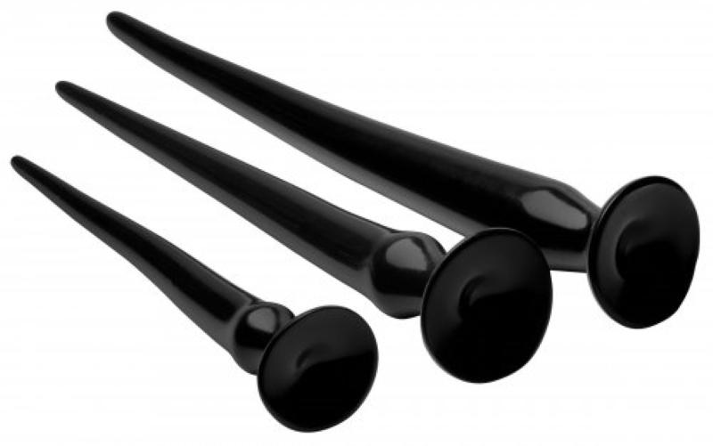 Lot de plugs anal d'entraînement extrême en silicone 4