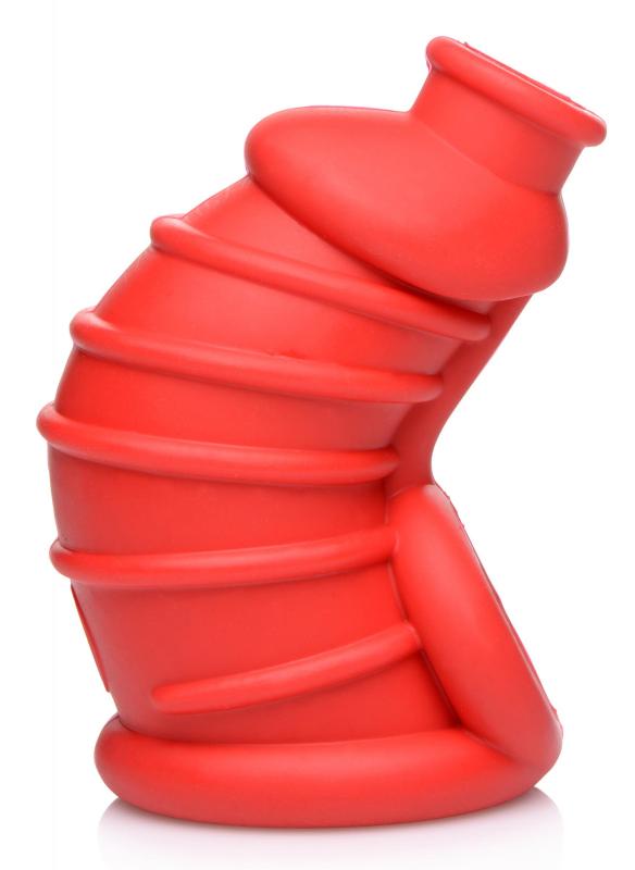 Red Chamber - Silicone Cock Cage - Red image