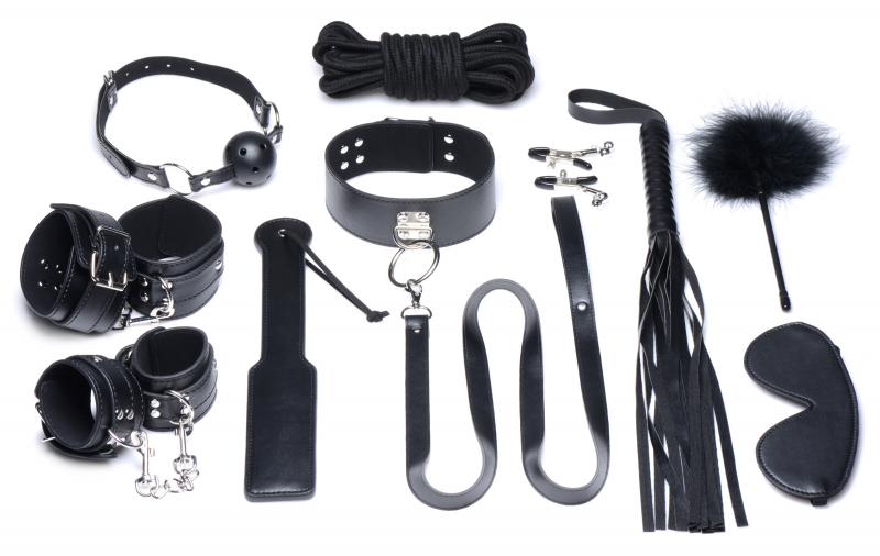 Strict Somptueux ensemble de bondage avec 10 accessoires