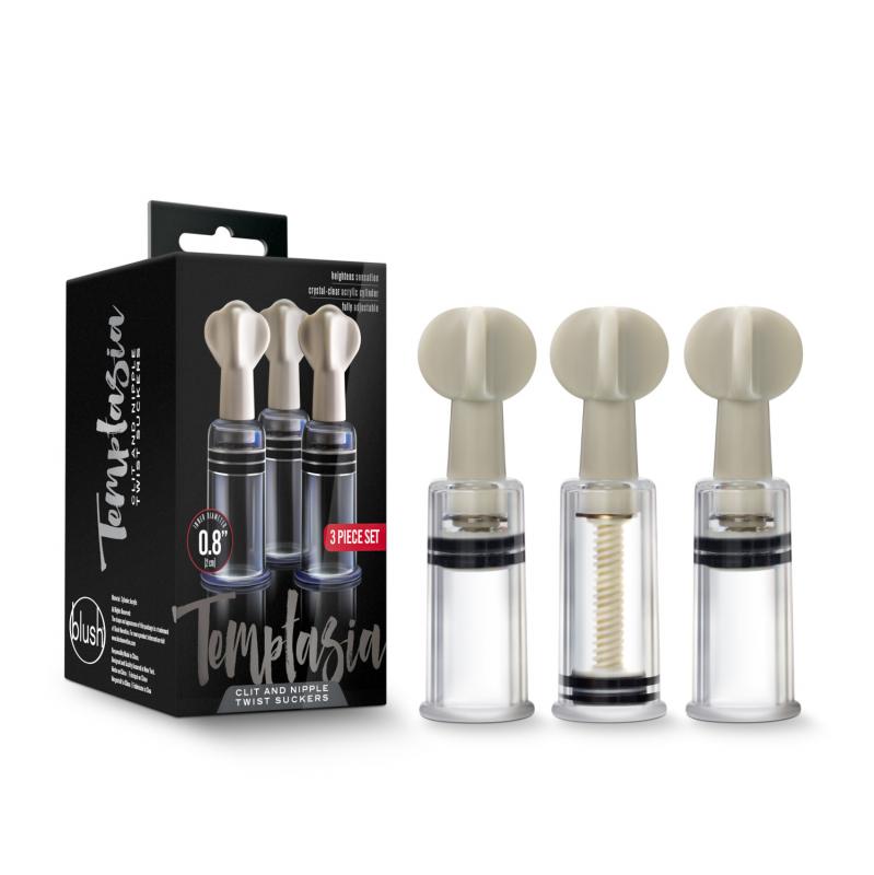 Thumbnail - Temptasia 3-teiliges Klitoris- und Nippelsauger Set