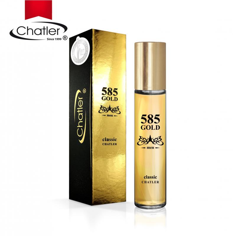 Perfume clásico de oro para hombre - 30 ml