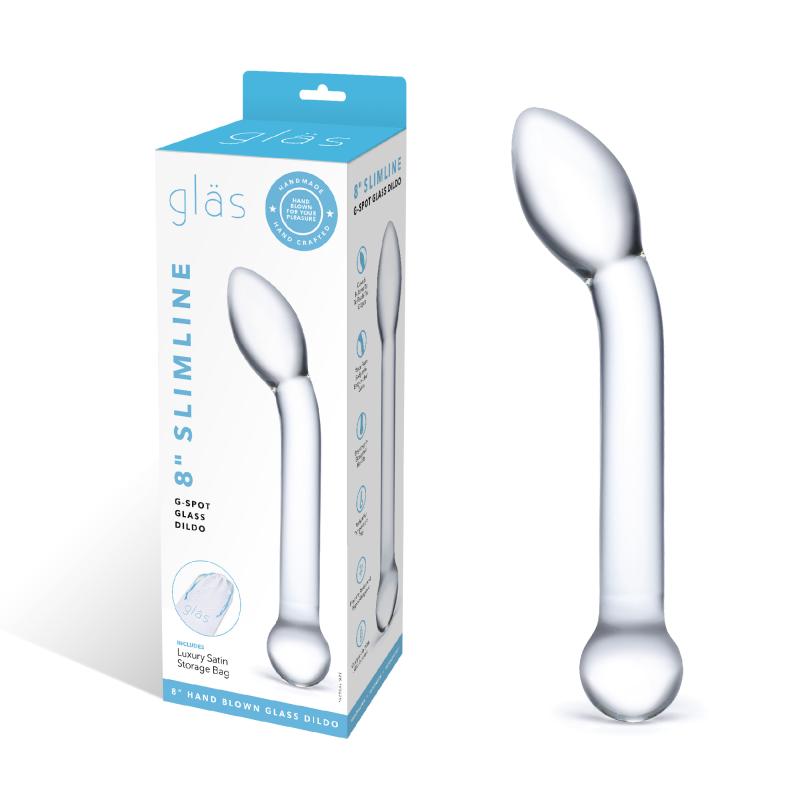 Glas - Slimline G-Spot Glass Dildo 3