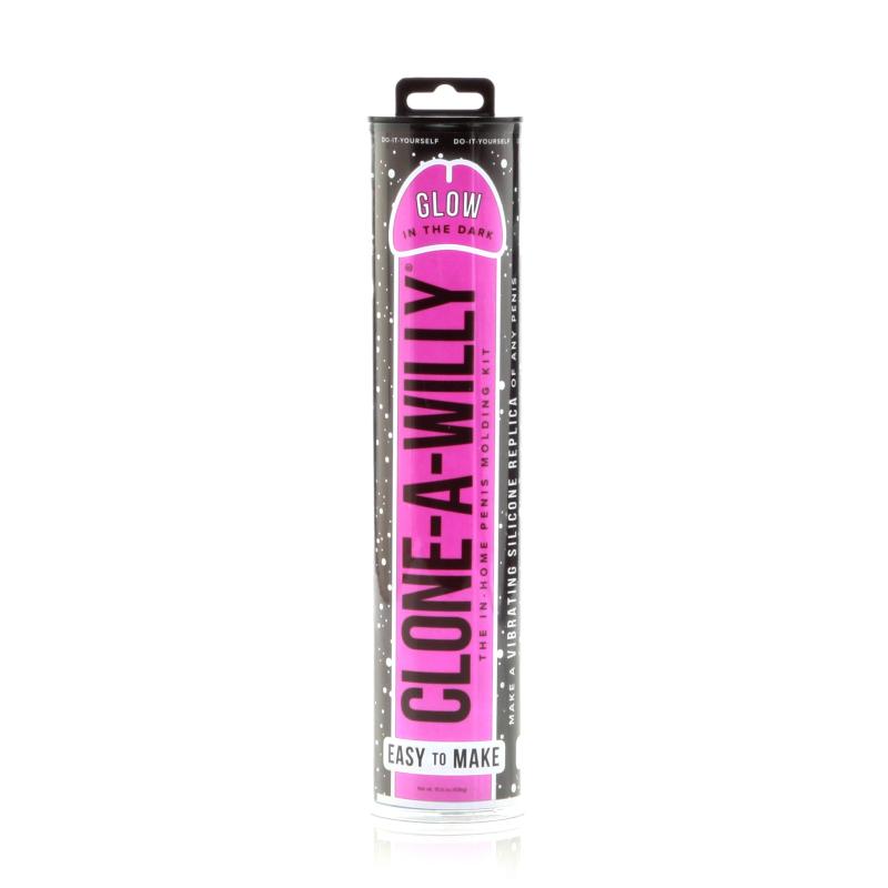 Clone-A-Willy Kit - Glow-in-the-Dark - Fel Roze 5